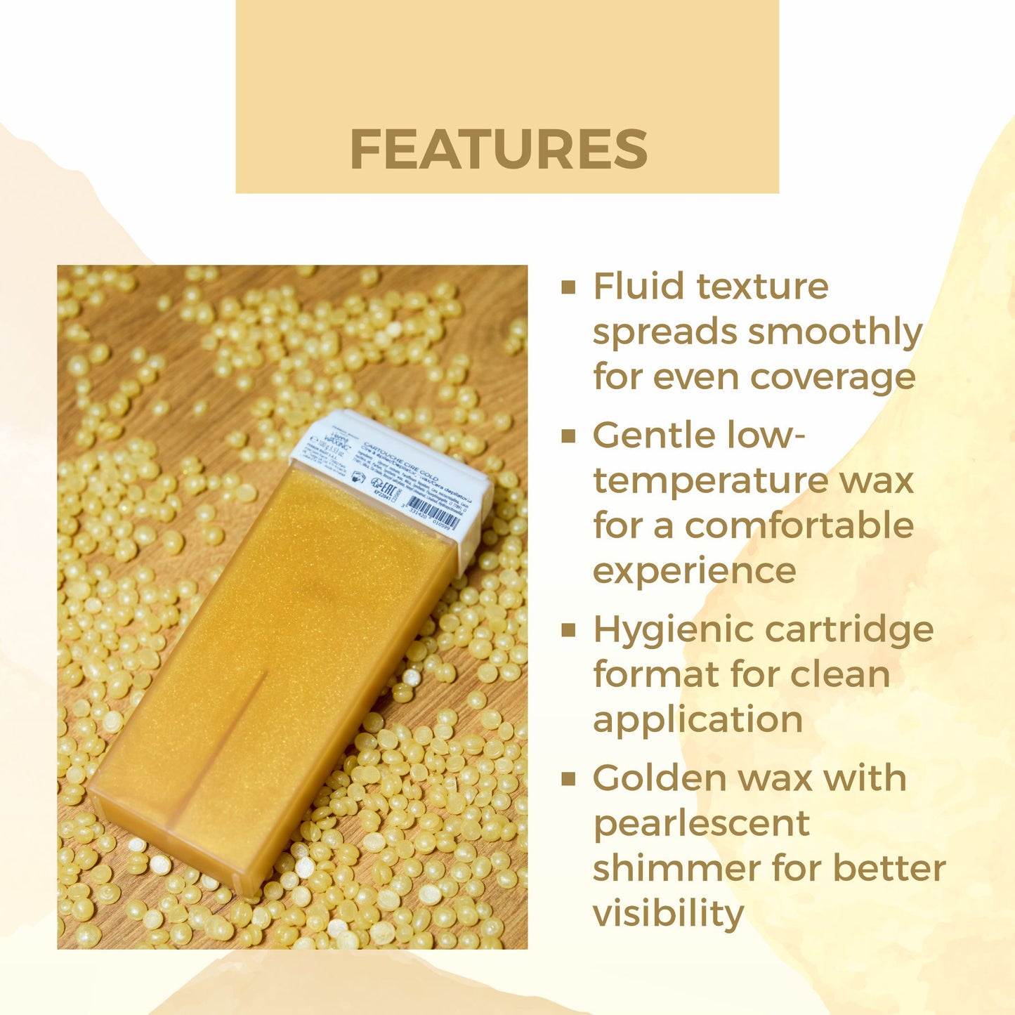 Perron Rigot Cire Gold, Cartridge 100g