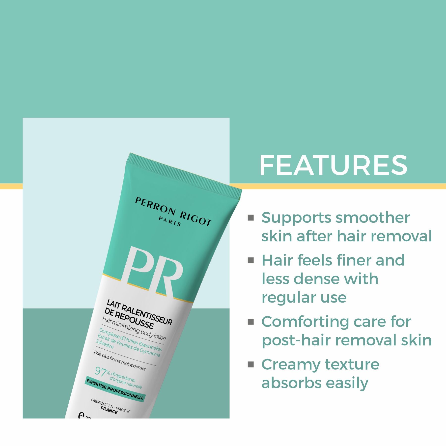 Perron Rigot skincare product features 