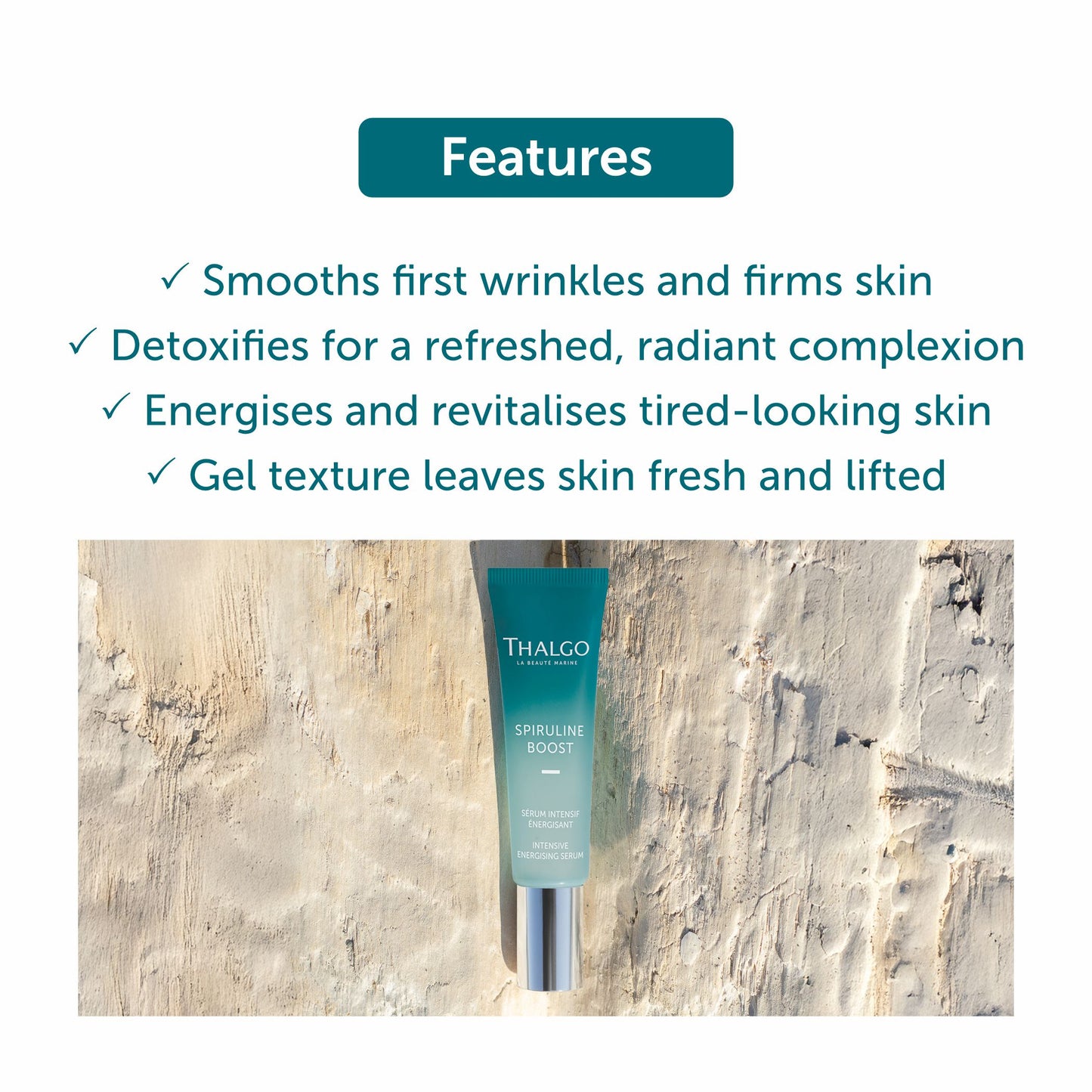 Thalgo Intensive Energising Serum - Smooths & Detoxifies- 30ml