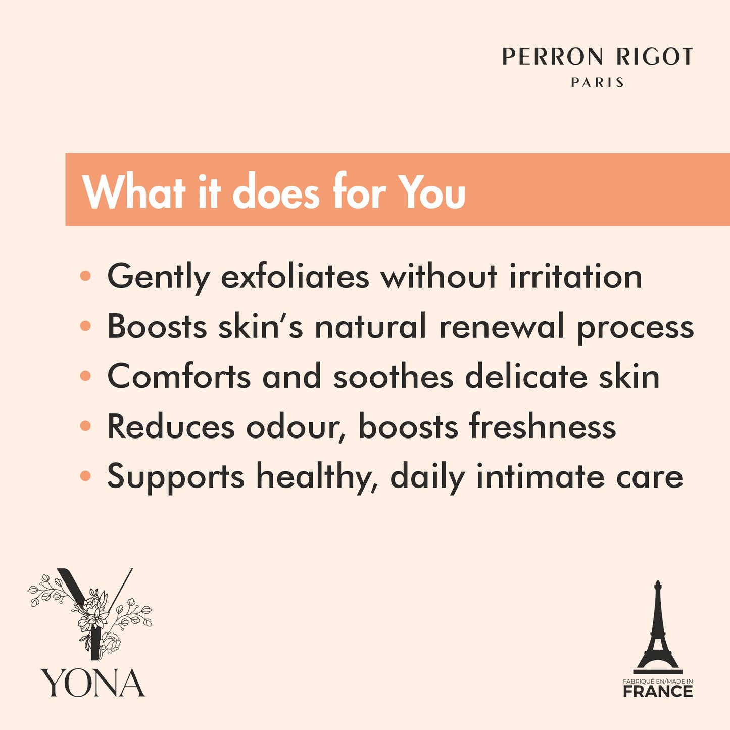 Cirepil Yona Intimate micro-peeling foam - Pump bottle - 150ml