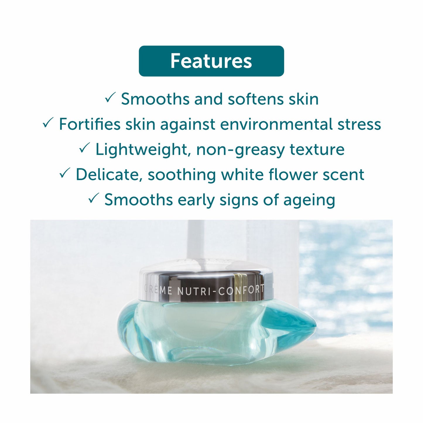 Thalgo Nutri-Comfort Cream - Deeply Nourishes & Restores Skin Comfort - 50ml