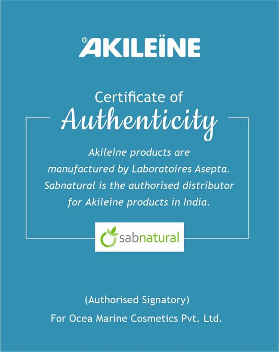 Akileine Authorised Signatory For Ocea Marine Cosmetics Pvt. Ltd.