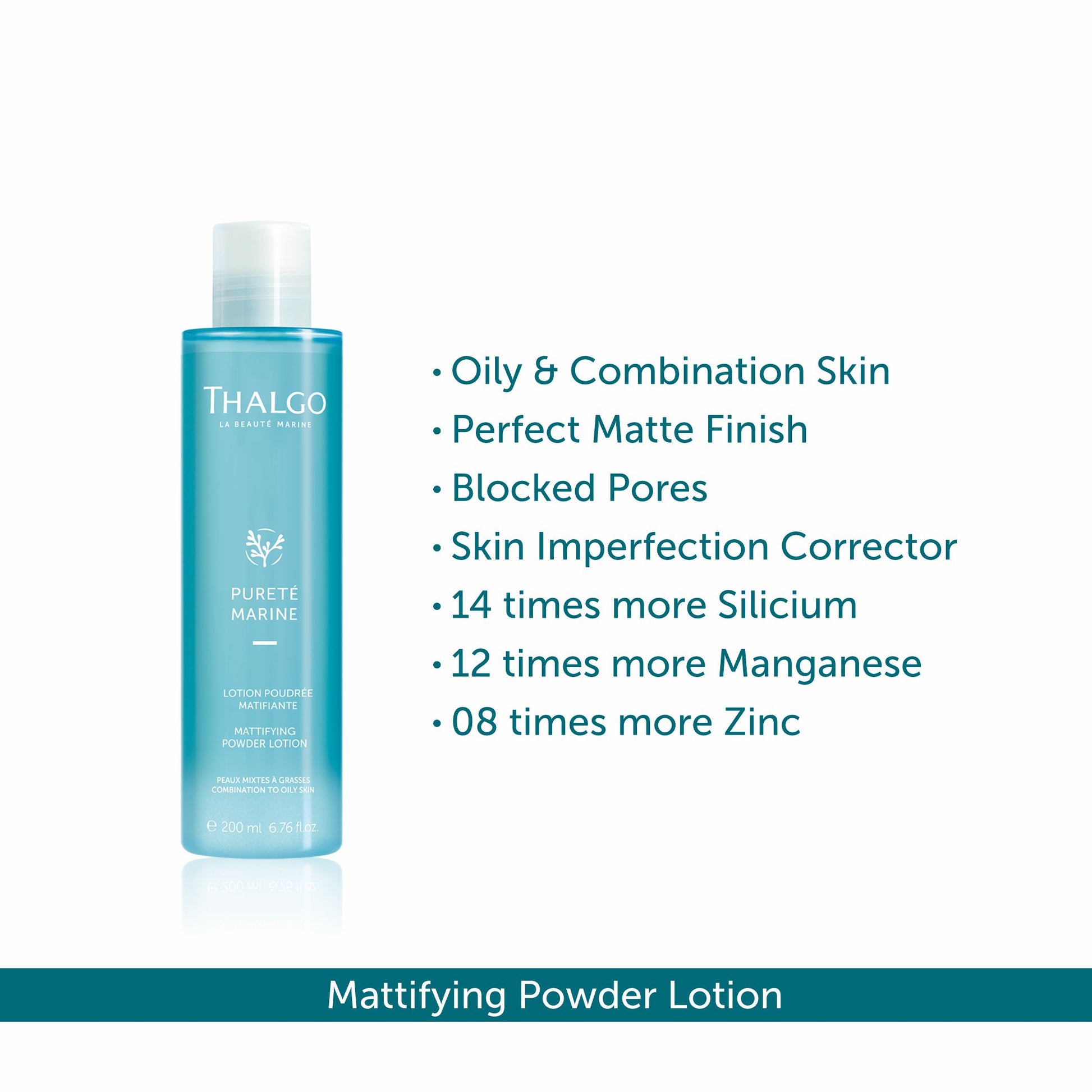 Thalgo Mattifying Powder Lotion (200ml) Sabnatural