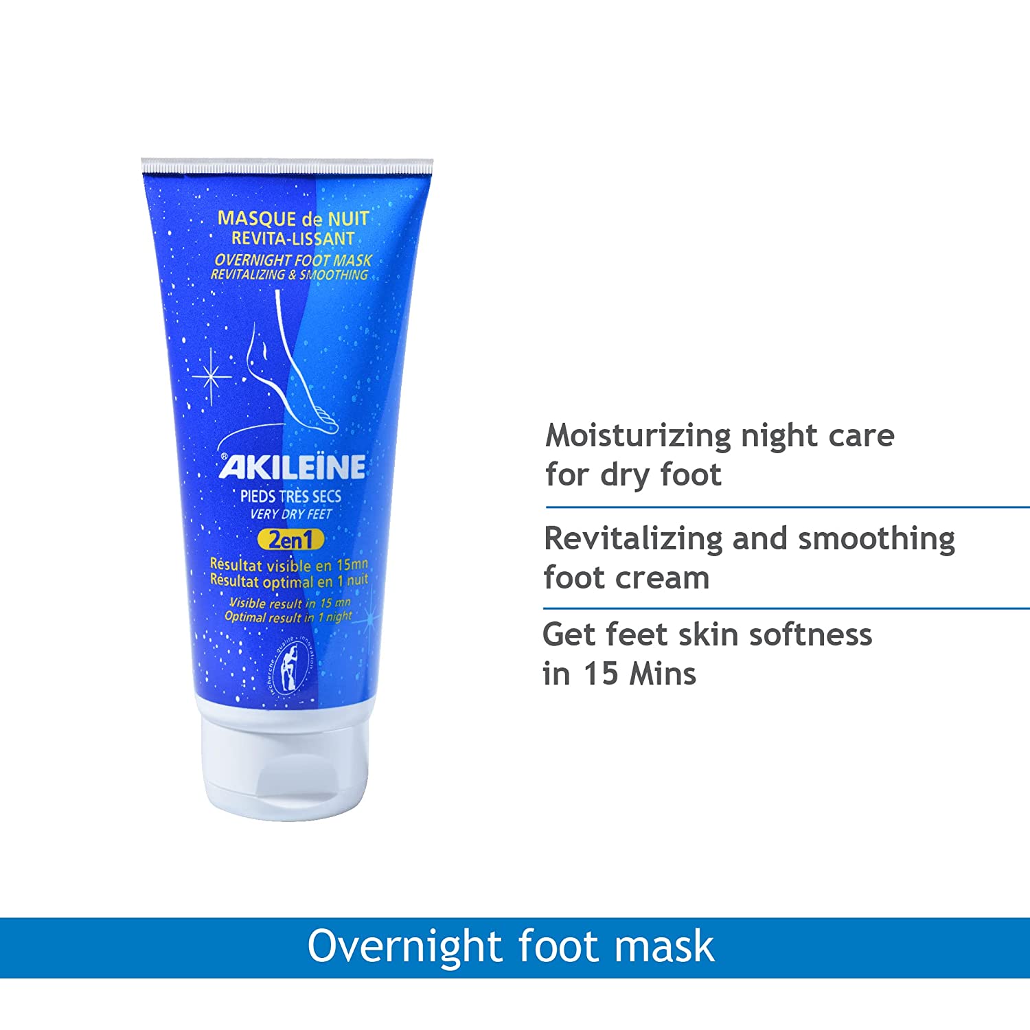 AKILEÏNE Overnight Foot Mask - Sabnatural