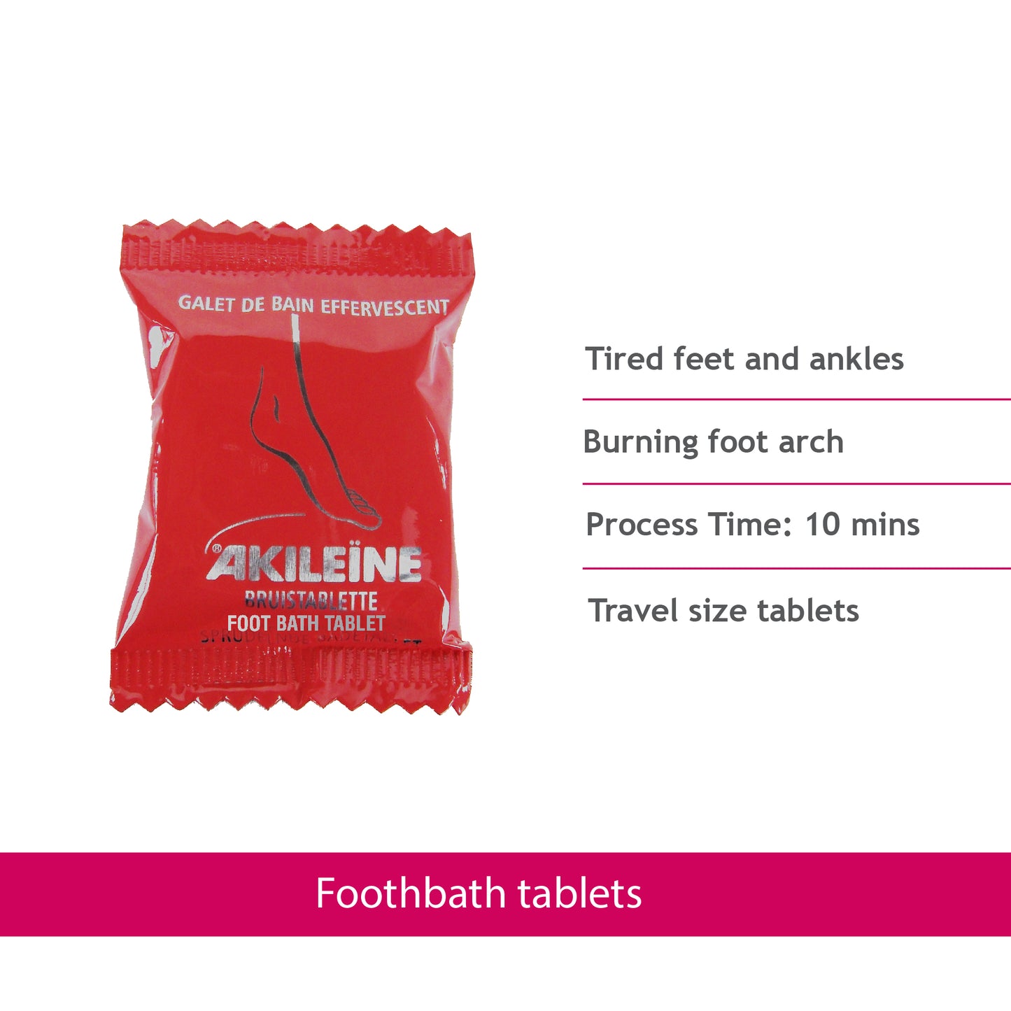 AKILEÏNE Footbath Tablets - Sabnatural